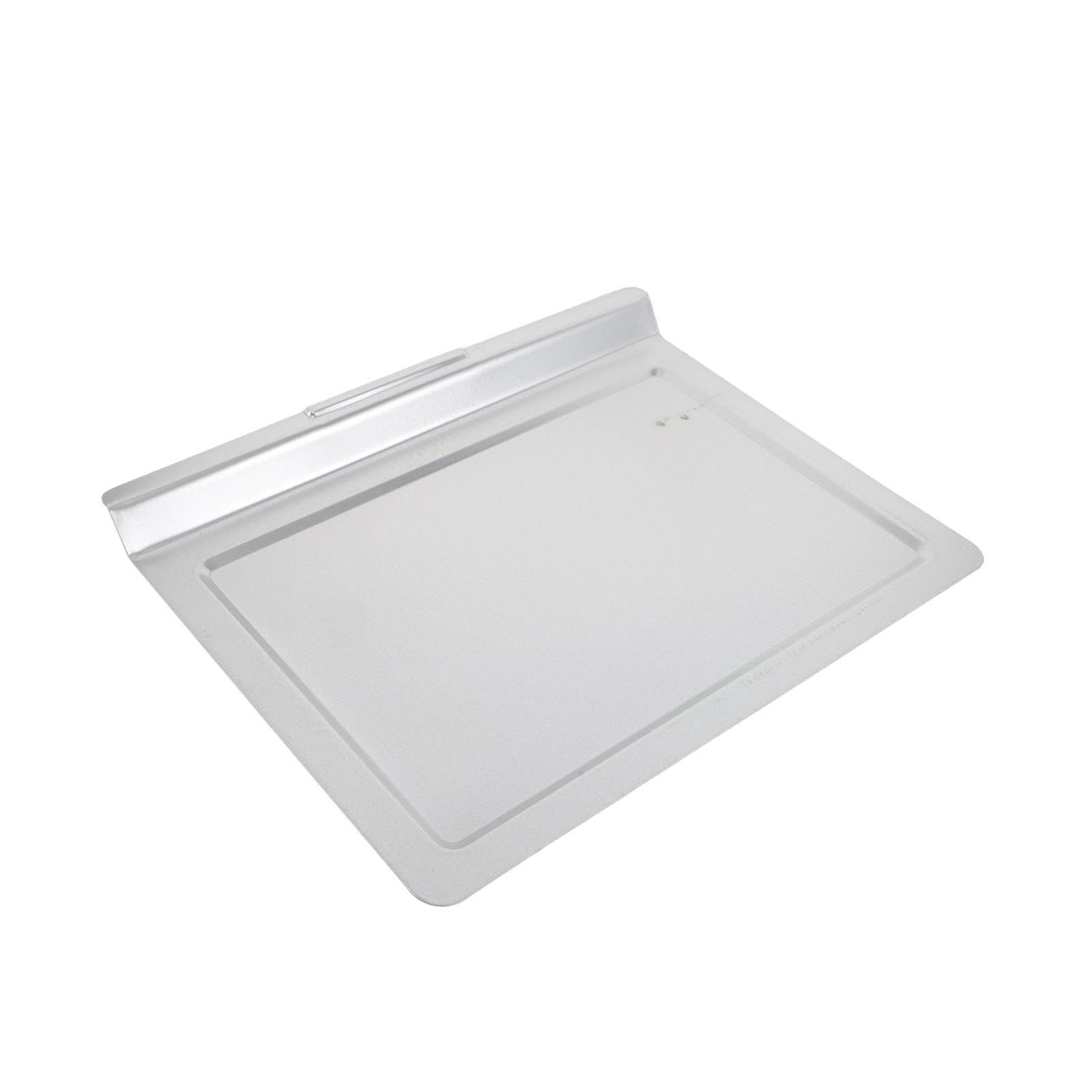 Bandeja Recogemigas del Horno Rectangular de Hierro Plata | Cocina y Tostado, 13, 27x10, 63 Pulgadas, Ajuste Continuo y Formato Moderno