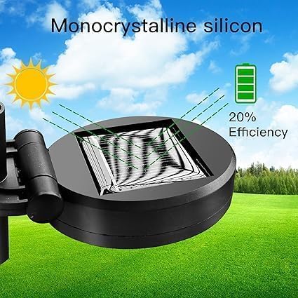 BUQARO Sunflower Solar Lights | LED Light | with Flash Mode | Starburst Swaying Solar Garden Light, Warm Garden Light | Outdoor Decoration | Waterproof | Path Lights for Pots, Balcon (Sunflower)