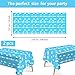 98Pcs Toy Cartoon Story Birthday Party Decorations Cow Print Blue Sky White Cloud Plates Napkins Forks Tablecloths Toy Inspired Story Theme Tableware Set for Kids Boys Birthday Party Supplies Serves24