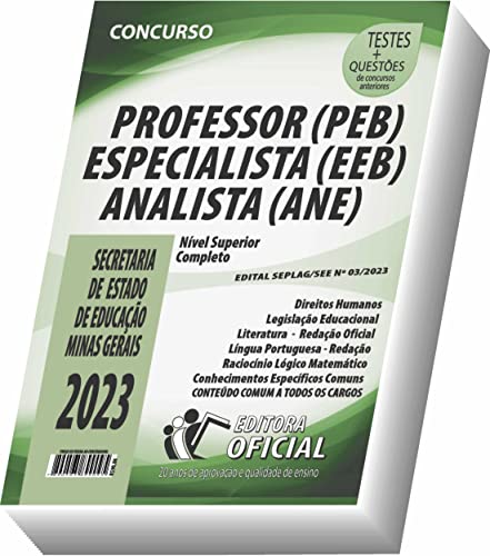 Apostila SEE - MG - Especialista em Educação Básica (EEB)
