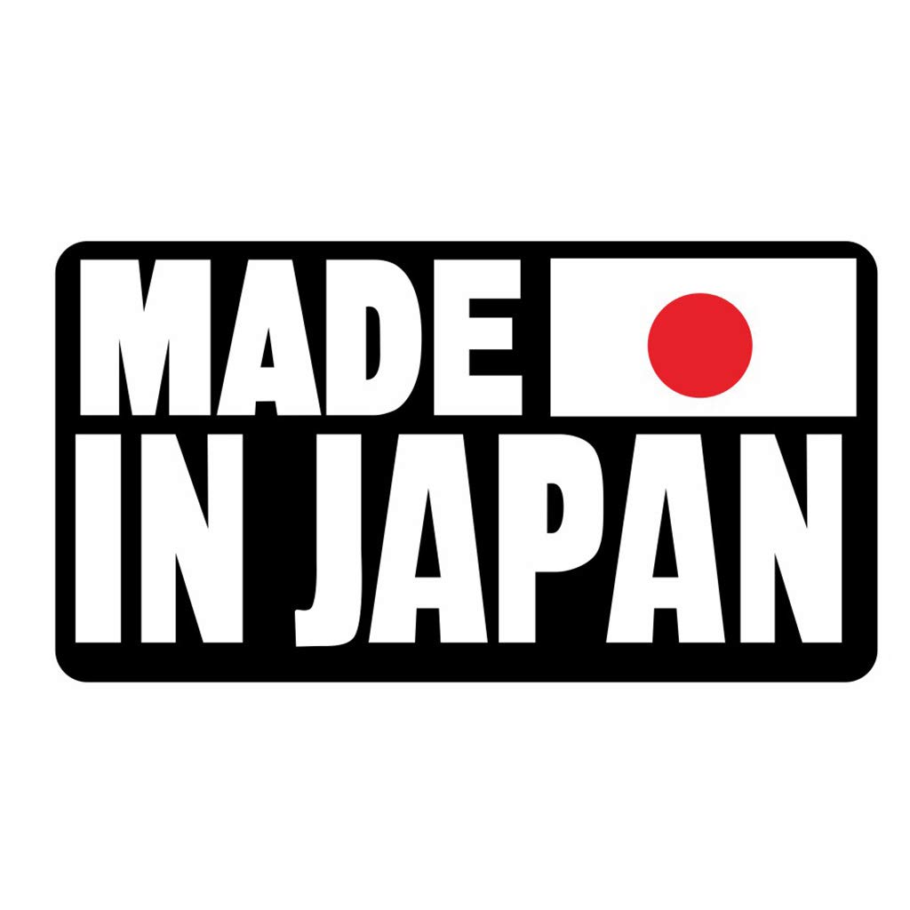 Lxjlxd Laptop Truck Motorcycles Cartoon Fun Car Sticker Made In Japan Text Sunscreen Reflective Decal Pvc Decoration