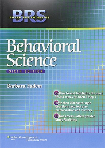 BRS Behavioral Science (Board Review Series)