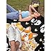 ZOCHOTEN Food is My Superpower Flannel Throw Blanket Soft Comfortable Easy to Carry for Couch Office Outdoor Travel Suitable for All Seasons 50