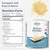 Augason Farms Butter Powder Can - Gluten Free Salted Butter for Cooking, Baking & Everyday Use - Long Term Emergency Food Supply - Shelf Stable dehydrated food - 510 Servings #1