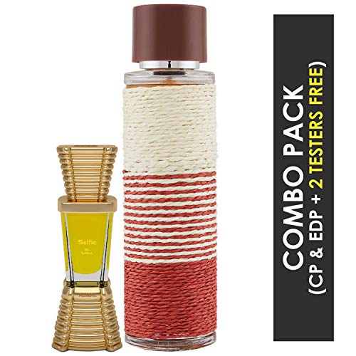 Ajmal Selfie Concentrated Perfume Oil Woody Aromatic Alcohol-free Attar 10ml for Men and Maryaj Deuce Homme Eau De Parfum Spicy Woody Perfume 100ml for Men - Image 2