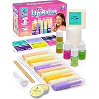 PURPLE LADYBUG DIY Lip Balm Making Kit - Girls Christmas Gift Idea for 8-12 Tweens & Teens, Gifts for 9 Year Old Girls - Natural Lip Care Craft, Make Your Own Lip Balm with 3 Flavors, STEM Science