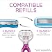 Schick Hydro Silk 3 Razors for Women with 2 Razor Blades Refills