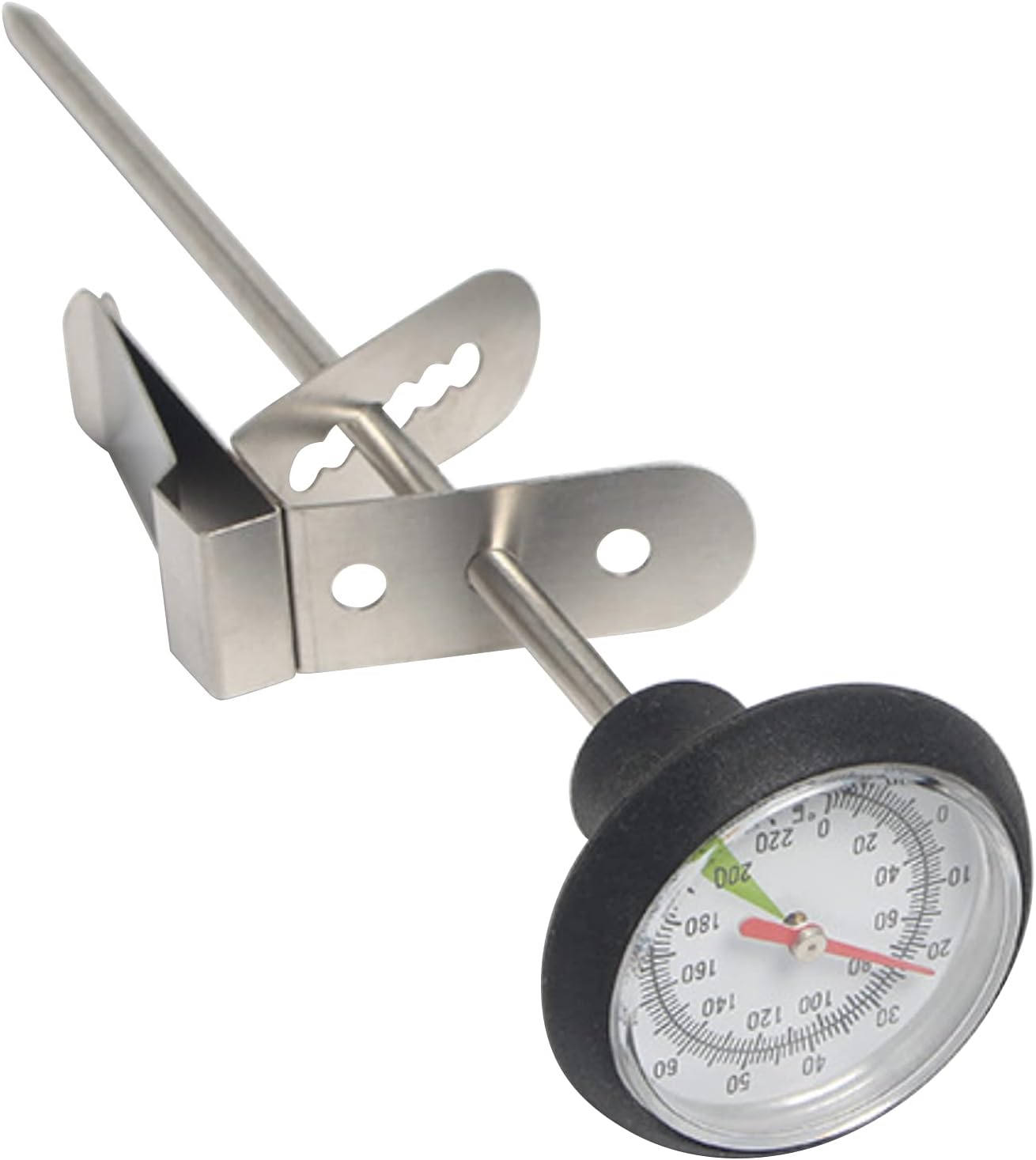 Coffee Thermometer - Analog Dial -10~100℃ - Instant Read - SS Probe - Milk, Coffee, Chocolate Beverage