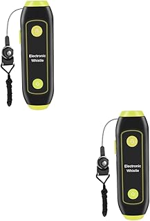 VANZACK 2Pcs 3 Apito Eletrônico Apito Elétrico Apito Operado Por Bateria Apito Árbitro De Basquete Apito De Segurança Apito De Sobrevivência Apito De Basquete Portátil Ímã