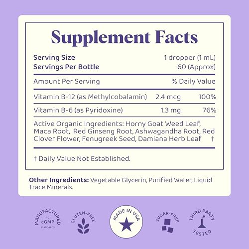 Joyspring Libido Booster For Women - Horny Goat Weed - Ashwagandha Liquid Drops With Maca Root - Female Libido Drops thumb #5