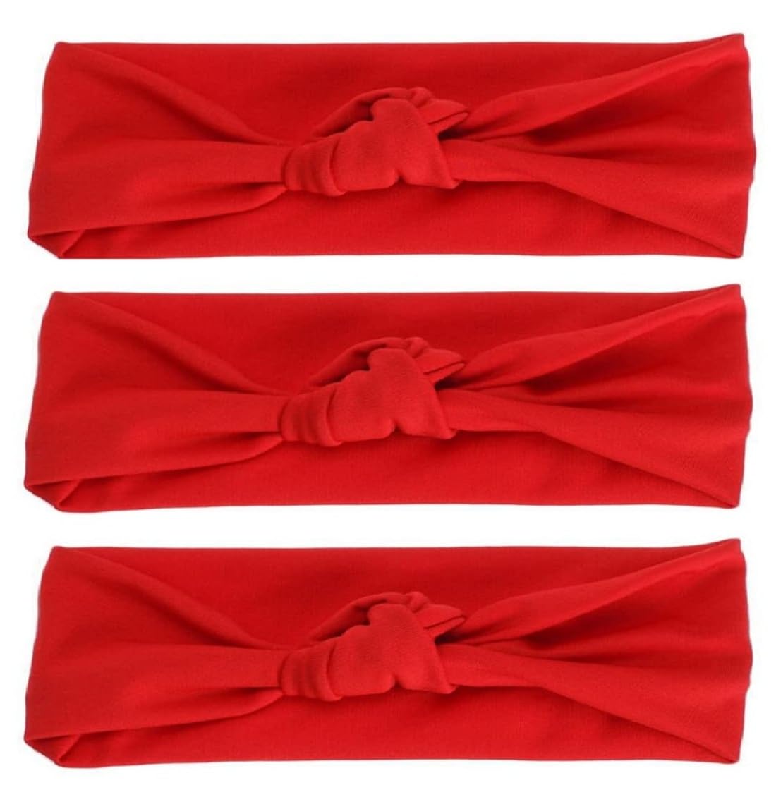 Hivata Hairband Women and Girls & Baby Girls (Pack of 3pc) Adjustable Elastic Velvet Strip Headband for School Use Facial Makeup,Face Wash Yoga Sports Beauty Tool in Red Color (B0CKC1BK4V) Amazon Price History, Amazon Price Tracker