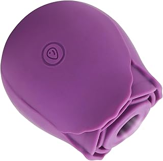 Rose Toy Vibrator with Suction, 10 Suction & 7 Vibration Modes, Quiet Waterproof Clitoral Stimulator for Women
