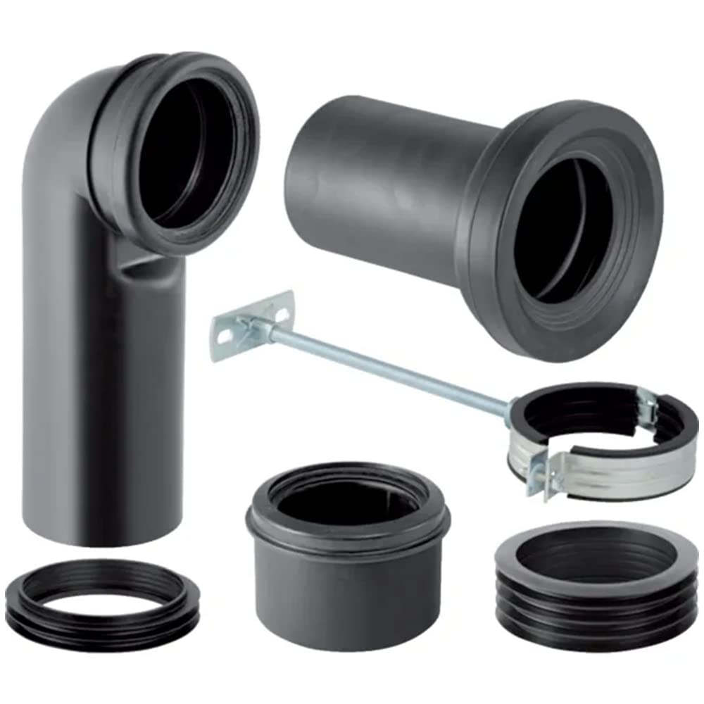 Geberit – Jeu de manchons Geberit pour wC au sol : Noir (131.082.16.1)