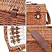 Juvale Picnic Basket for 4 People - 18.1 x 12.2 x 10.2 Inches, Brown, Classic - Complete Wicker Picnic Basket Set with Cooler Bag, Dishes, Utensils & Glasses