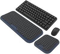 Vista 15 de Vaydeer Reposamuñecas para teclado y mouse, almohadilla ergonómica de soporte de muñeca para computadora, cojín de brazo de espuma viscoelástica