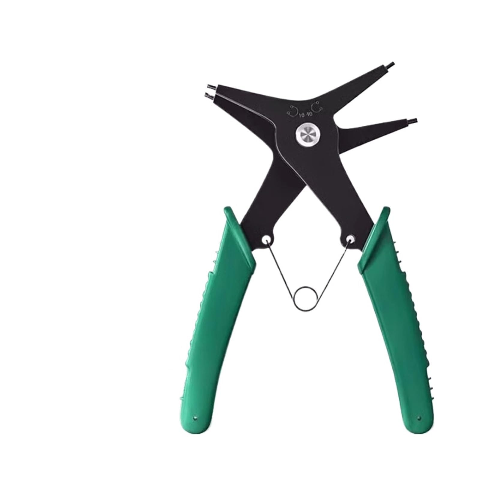 Mdsiokhj Green Snap Ring Plier Snap Ring Pliers Dual Purpose Circlip Removing Reassembling Tool For Internal And External(Green)