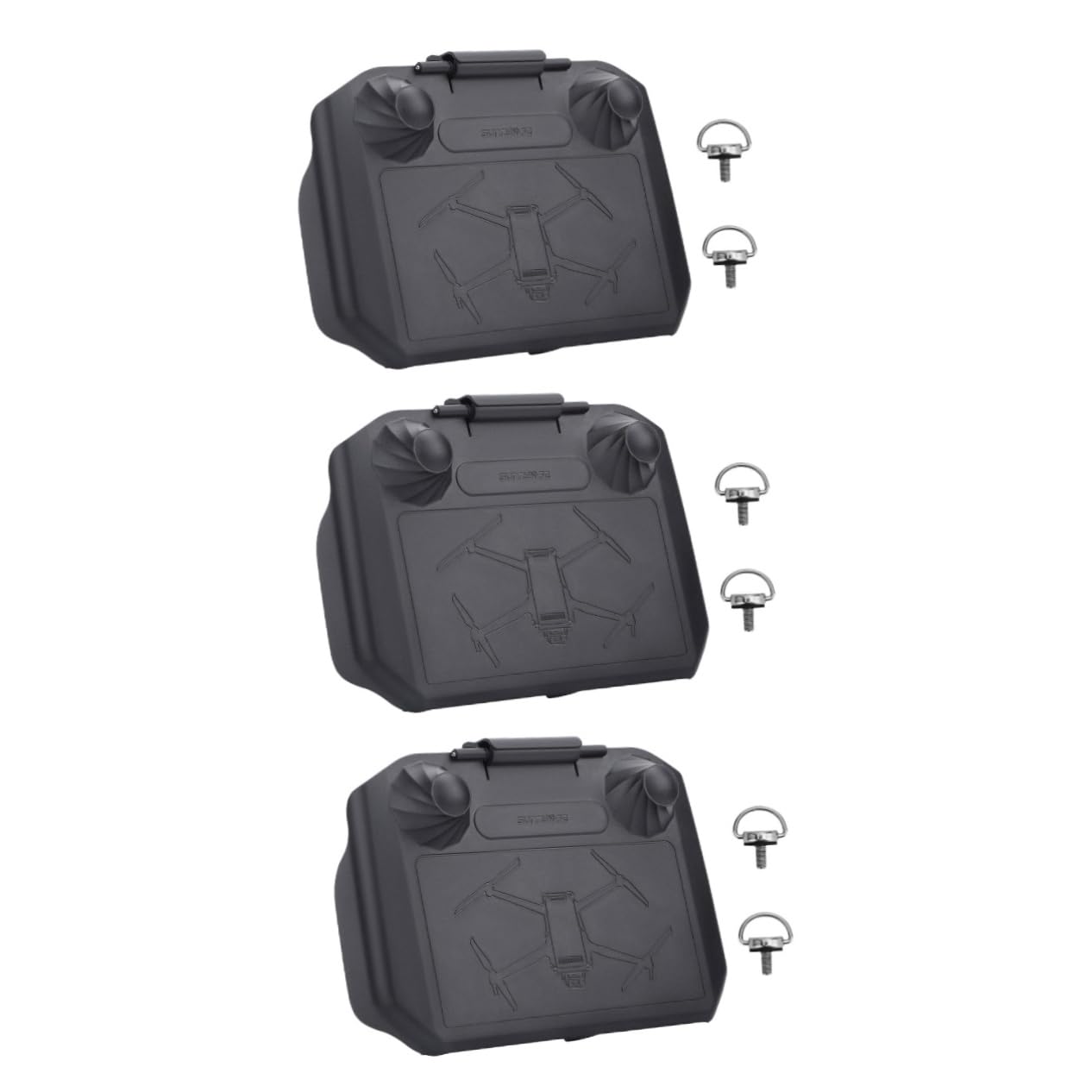 Luxshiny 3stücke Fernbedienungsschutz Sonnenhaube Sonnenschutz Für Drohnencontroller Kompatibel Mit Rc Pro Uv-beständig Leicht Schattenspendend Für Outdoor-abenteuer