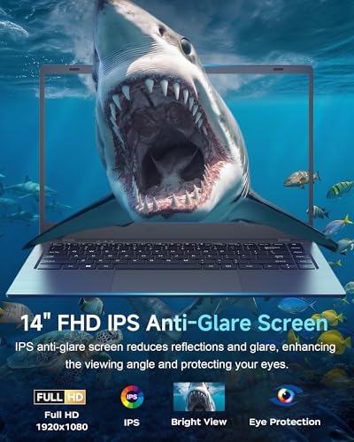 Image of Laptop Computer, 32GB RAM Laptop 512GB SSD, 14 Inch Laptop with FHD IPS Display, Pentium 6500Y Processor up to 3.4GHz, WiFi 5, Bluetooth 5.0, USB-C, HDMI, Lightweight Notebook Computer