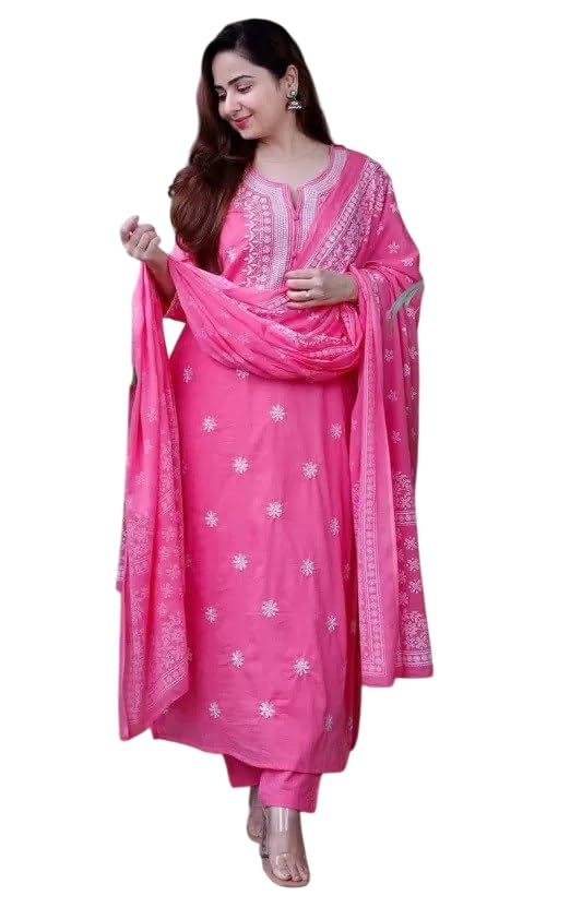 Elegant Rayon Slub Kurta Set with Chanderi Cotton Dupatta – Lightweight, Comfortable, and Perfect for Daily Wear, Festive Occasions, Parties, and Ethnic Celebrations-picture-27