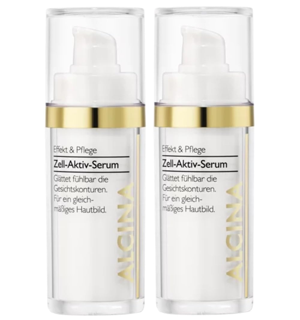 2er E Zell Aktiv Serum pflegende Kosmetik Alcina glättet fühlbar die Gesichtskonturen je 30 ml = 60 ml