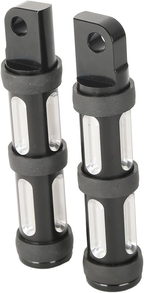 TCMT 1-1/4'' 32mm Footpegs Highway Foot Peg Long Angled Mount Bracket Clamps Fit For Harley Touring Road King Street Glide Road Glide Electra Glide Softail Sportster Dyna with 1.25" Engine Guards