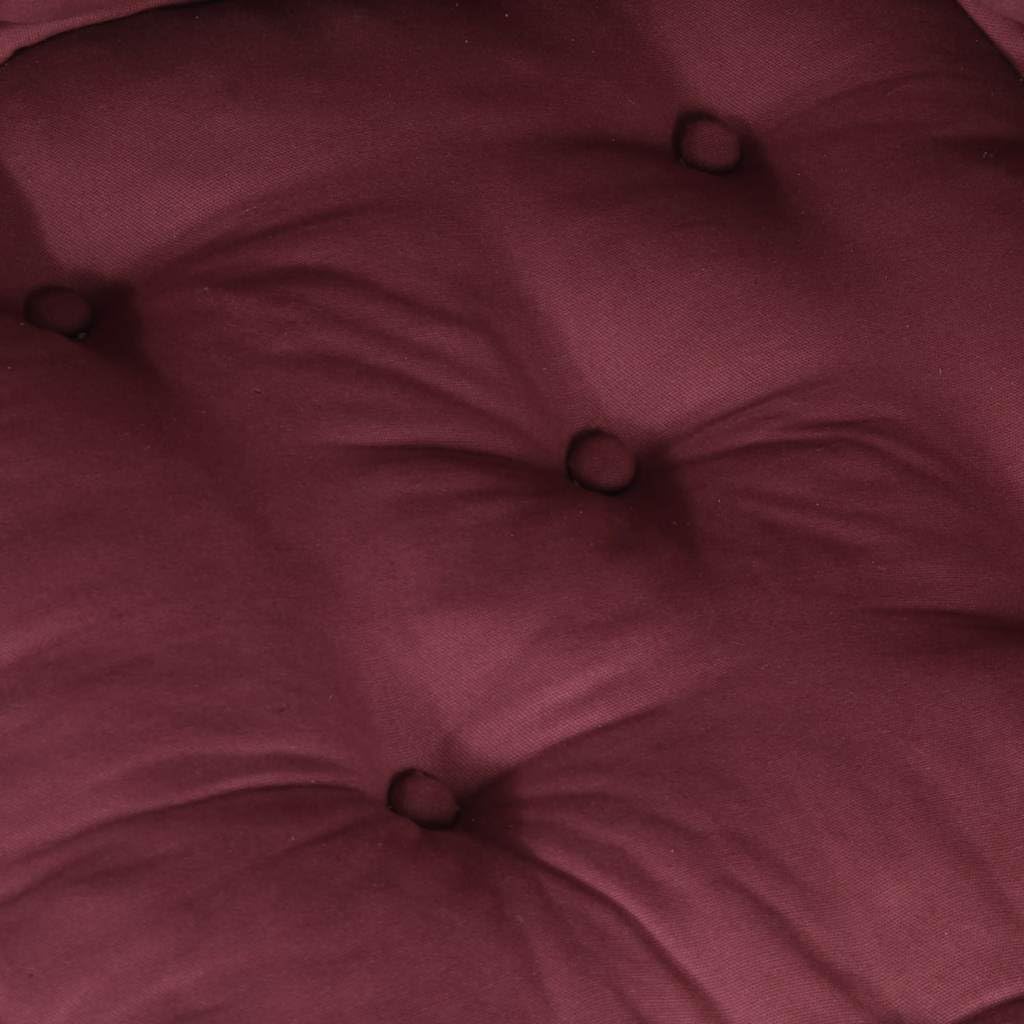 Coussin d'assise modulaire marron 70 x 70 x 36 cm en coton et mousse recyclée - Design moderne et robuste - Pour salon, jardin, balcon, terrasse