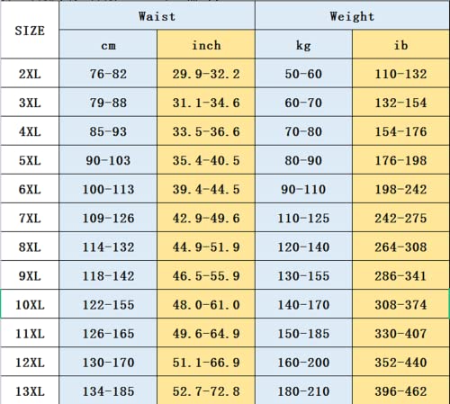 Calzoncillos bóxer de talla grande 2XL-13XL de modal cómodo para hombres de 50 a 210 kg 7