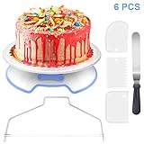 Leicht zu drehen: Zwischen dem Drehteller und der Basis befindet sich ein Schmierring, der die Drehwelle flexibel und leichter drehbar macht.Es ist daher einfach, die Rotationszeit und -geschwindigkeit zu steuern.