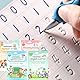 DigMonster™ Magisches Tintenbuch für Kinder, wiederverwendbare Handschriften-Arbeitsbücher für Vorschulen, Schablonen-Design und praktische Handschriftenhilfe für Kinder (4
