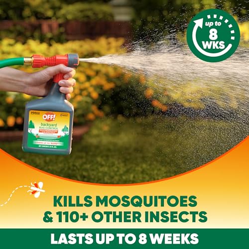 OFF! Backyard Pretreat Outdoor Bug & Insect Treatment Hose-End Spray, 32 oz - image 3