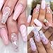 Flame Reflections Nail Stickers - 24PCS Halloween Holographic Fire Flame Nail Art Decals DIY Nail Foils Tape Adhesive Decoration for Nails Manicure