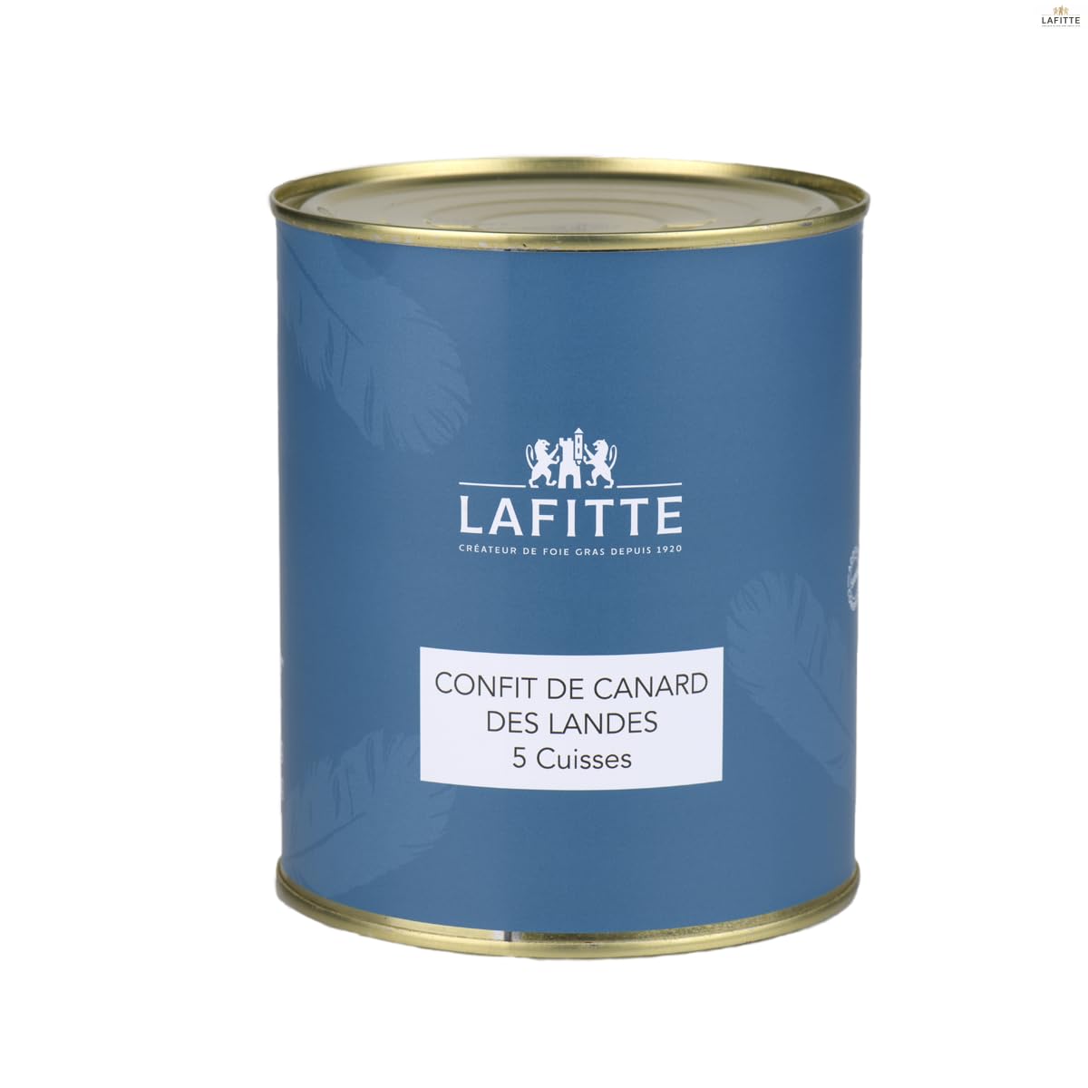 Confit de Pato LAFITTE 5 Piernas 1600 g Lata