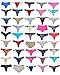 EMBEK Variety of Womens Underwear Pack T-back Thong Bikini Hipster Briefs Cotton Lace Panties (Medium, 10 Pcs)