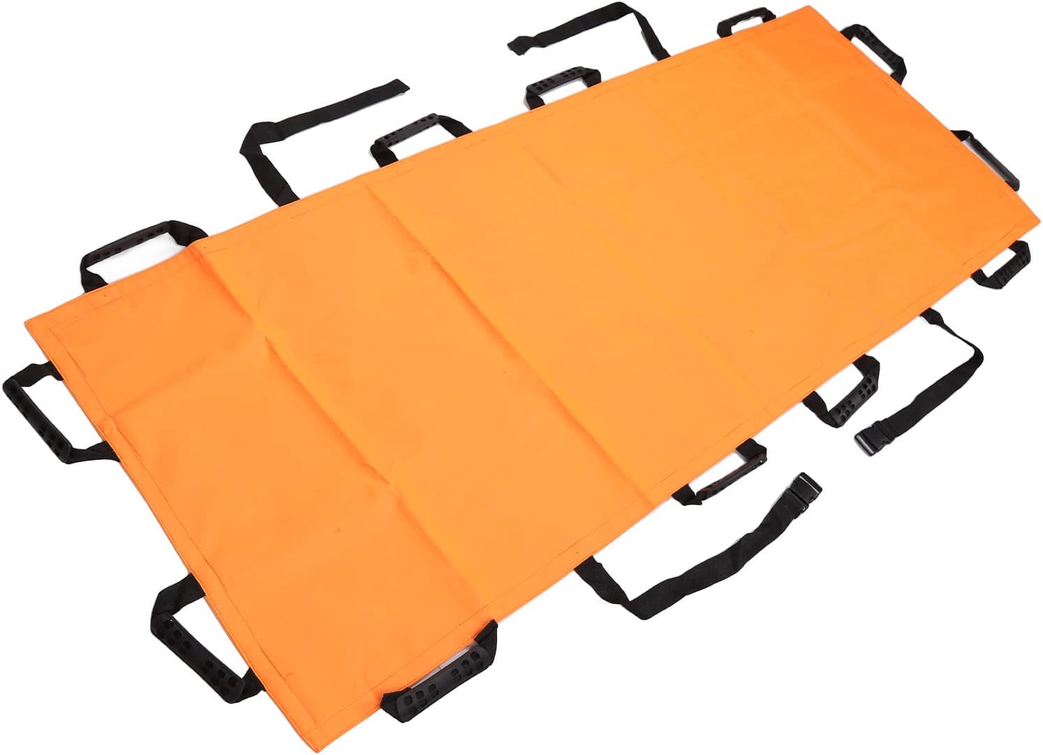 Emergency Stretcher, 12 Handle Home Folding Stretcher Straps Simple