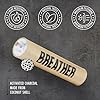 Breather - 50 pcs Super Slim 5.3MM Coconut Activated Charcoal Filters with Ceramic caps