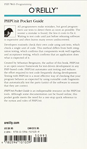 PHPUnit Pocket Guide: Test-Driven Development in PHP
