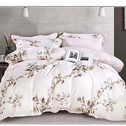 Comfy 6PCS King Size Luxurious Comforter Set (Cream)