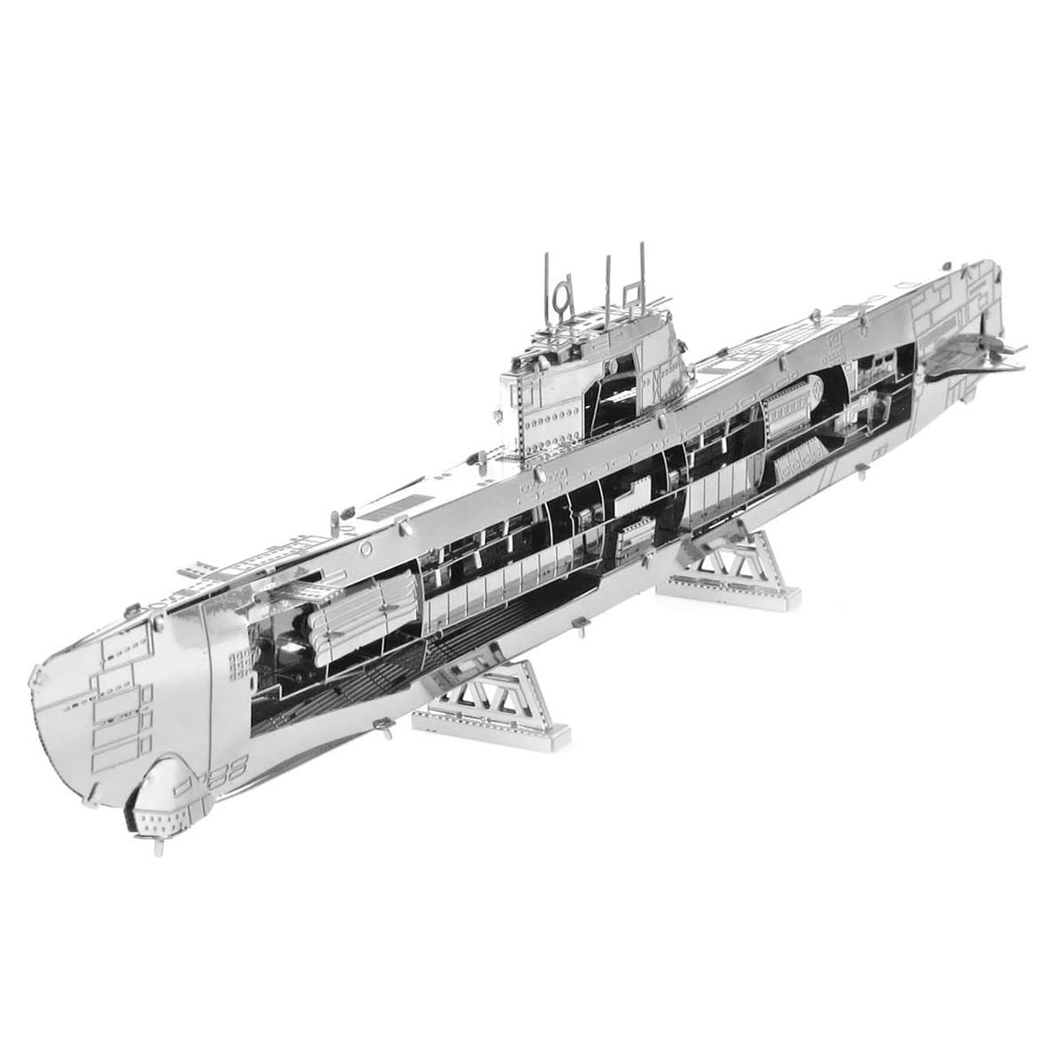 Scale Model Building Kit Metal Earth German U-Boat Type XXI 3D Model ...