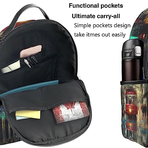 Grand sac à dos ordinateur portable avec bretelles ergonomiques confort - 5