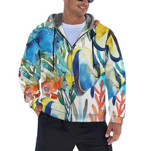 Chaqueta de forro polar con cremallera completa para protegerse del viento frío