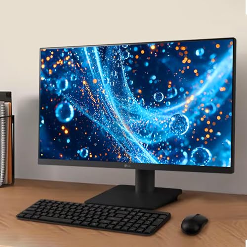 Image of LG 27 inch Full HD (1920 x 1080) IPS Computer Monitor, 100Hz Refresh Rate, 5ms GtG Response Time, 3-Side Virtually Borderless Design, HDMI x2, VESA Mountable(75x75mm), Tilt Adjustable