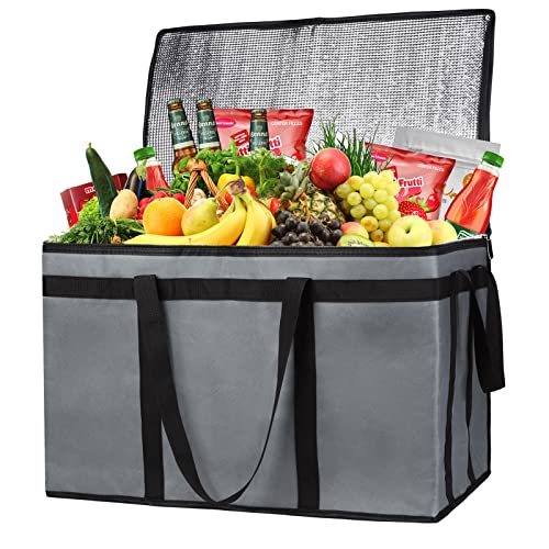 Reviews de Bolsas térmicas disponible en línea para comprar. 49 CIVJET - Bolsas Aisladas para Comida, XL, Gris Oscuro, Paquete de 1