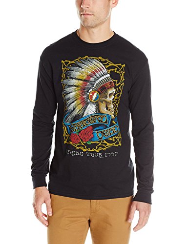 T-Shirt Long Sleeve Liquid Blue en taille L pour éviter le froid lors des festivals
