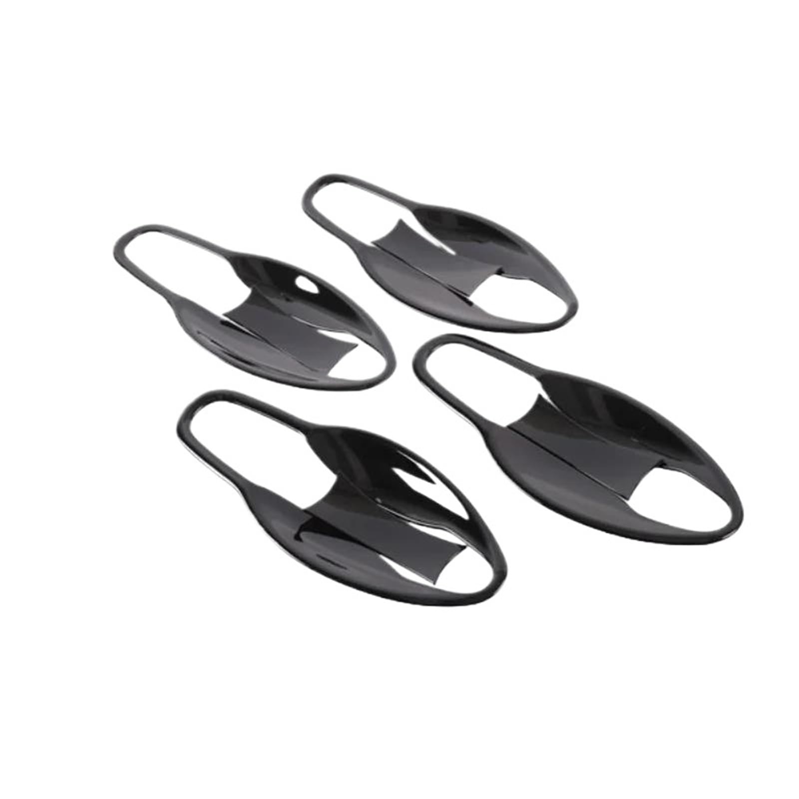 Atgcbcauf Black Bowl Car Door Handle Covers Bowl Decor Trim For Cr-V Crv 2012-2016 Car Exterior Door Handles