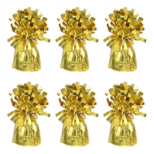Poids ballons dorés brillants accessoires de lestage chic pour fête