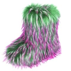 Green-with-orange-tips