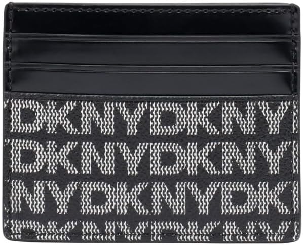 DKNY, Card Case, Avril Card Case, BK Logo-BK, 1SZ