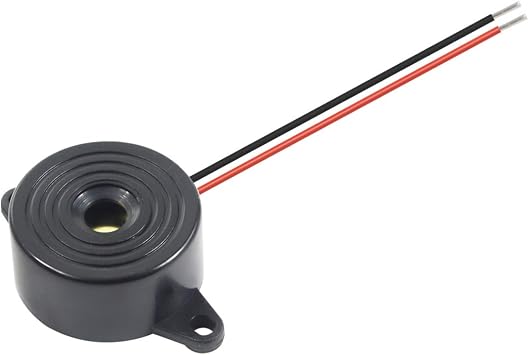 DC 3-24V Active Piezo Buzzer 85 db مع صوت صناعي داخل سلكين يؤدي إلى إنذار كهربائي 10PCS