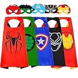 Superhero Capes for Kids-Superhero Costumes for Boys Superhero Toys for Kids Dress up 4-10 Year Old...