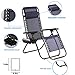 FDW Zero Gravity Chair Patio Lounge Chairs Lounge Patio Chairs 2 Pack Adjustable Reliners for Pool Yard with Cup Holder